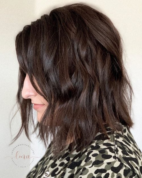 Textured Bob Coarse Thick Hair