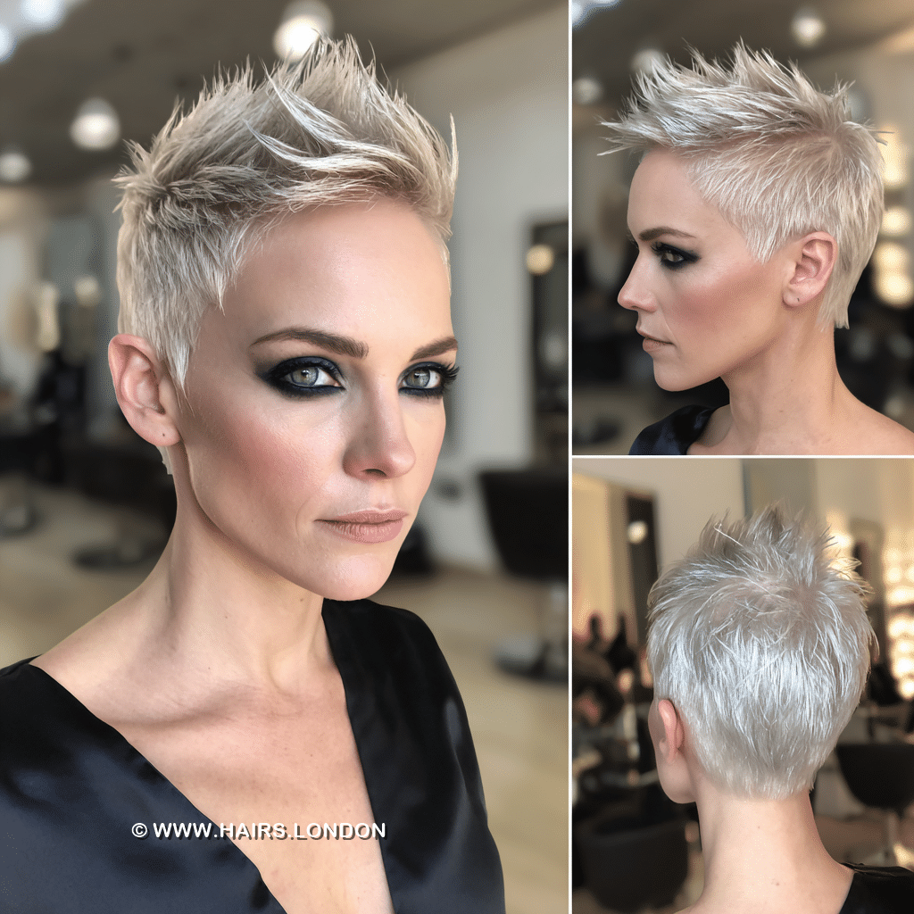 Cool Champagne Platinum Hair