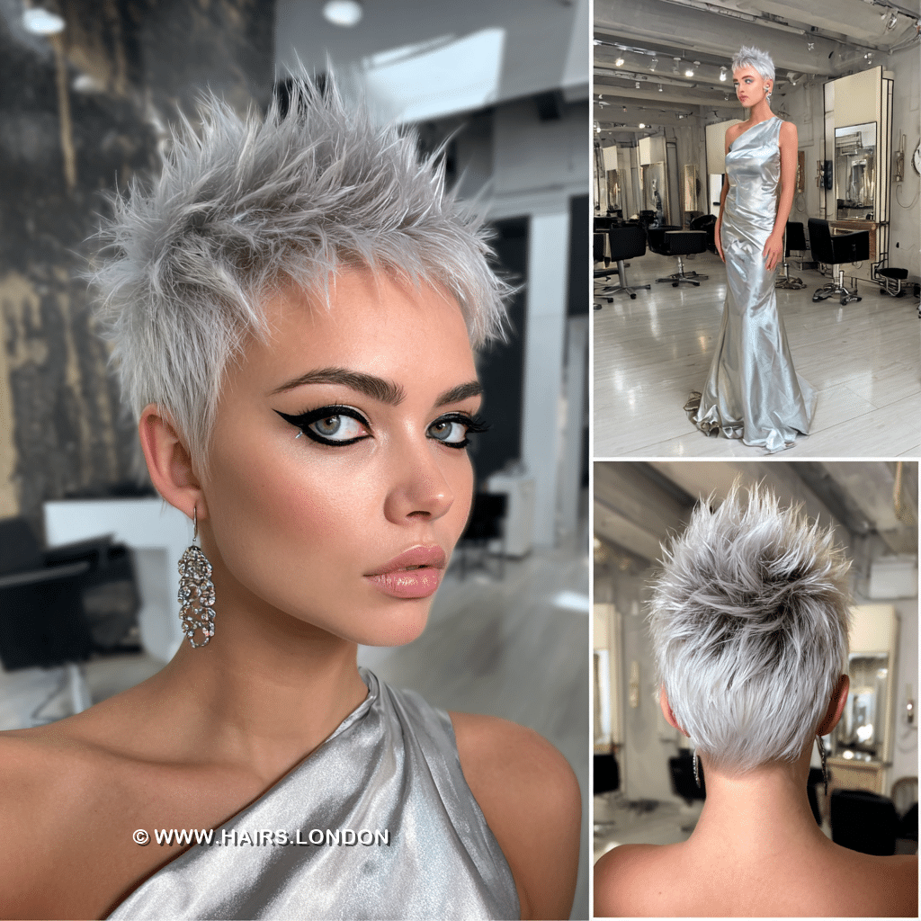 Icy Pearl Silver Hair