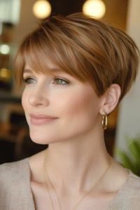 32 Stunning Pixie Haircuts with Bangs for a Face-Framing Style
