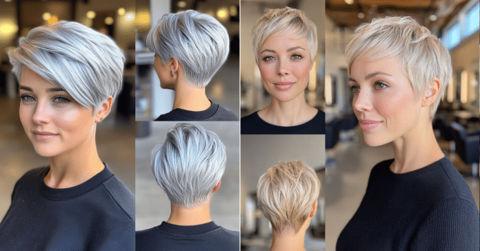37 Modern Pixie Cut with Bangs for a Face-Framing Effect