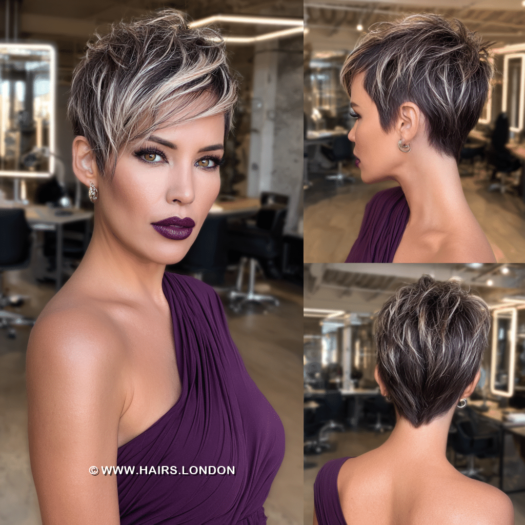 Smoky Ash Blonde Highlight Hair