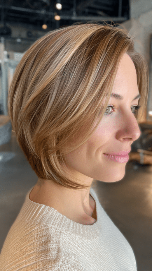 Golden Honey Highlight Blend Hair
