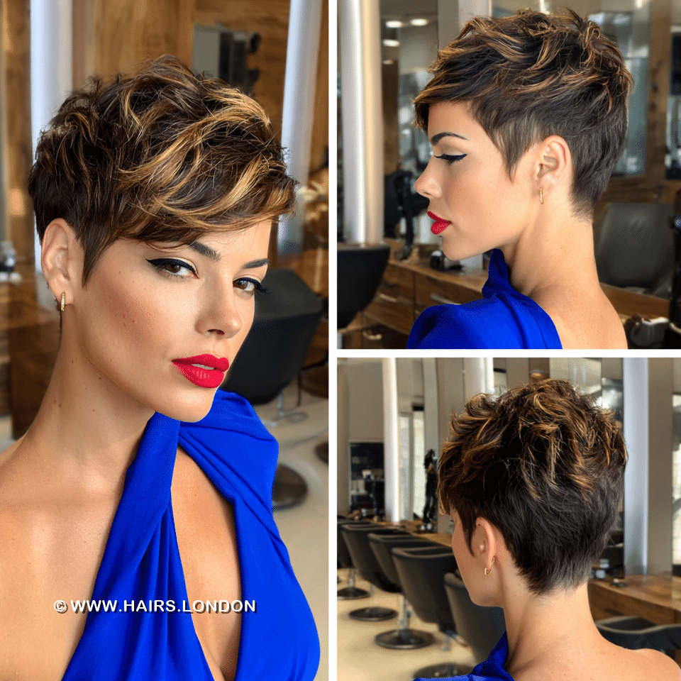 Honey Caramel Highlighted Brunette Hair