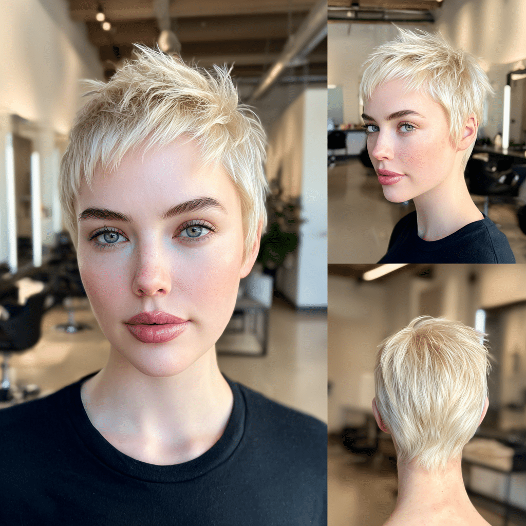 Soft Champagne Blonde Hair