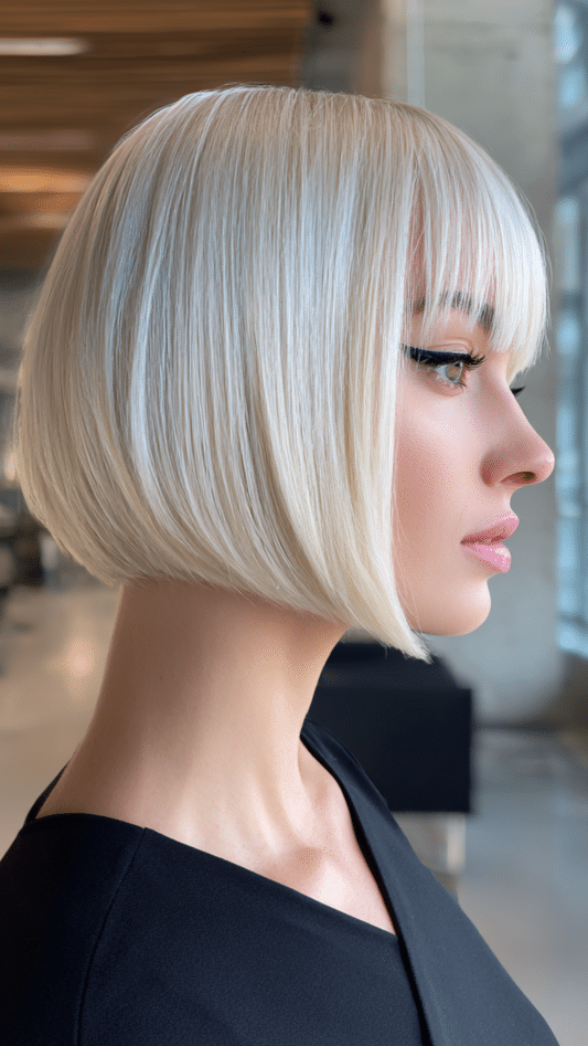 Icy Pearl Platinum Hair