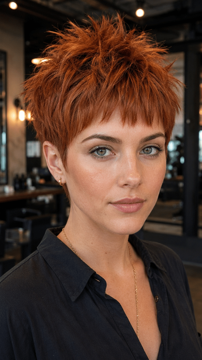 Rustic Cinnamon Spice Hair