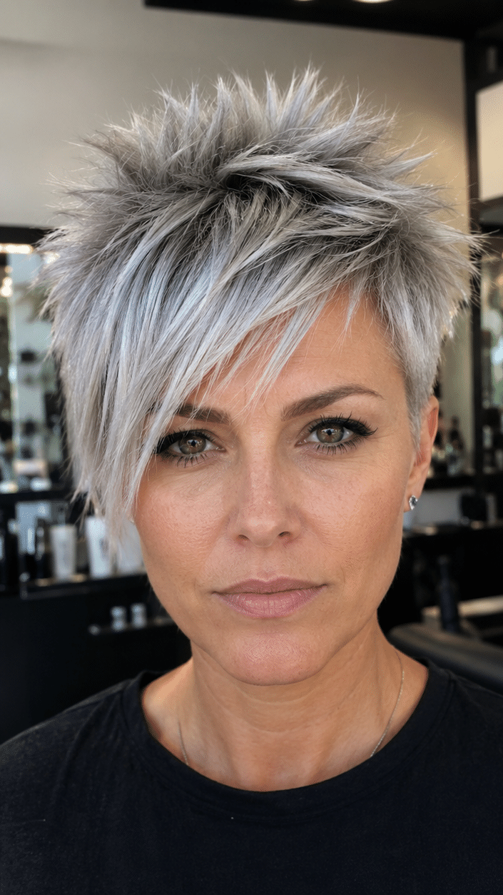 Silver Frost Texture Hair