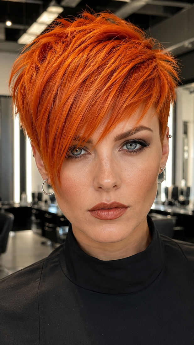 Fiery Copper Orange Hair