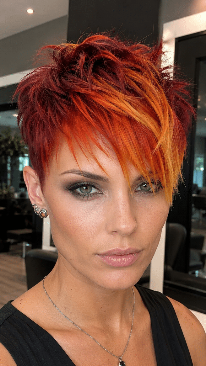 Phoenix Ember Pixie Hair