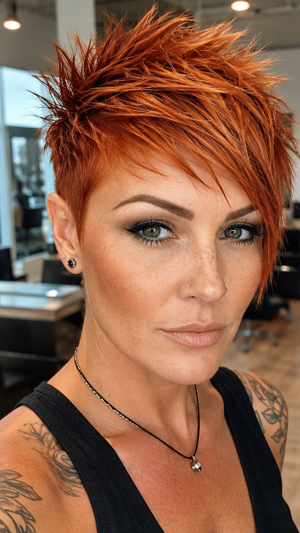 Fiery Copper Blaze Hair