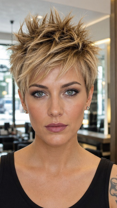 55 Best Choppy Pixie Cuts for Women in 2026 Golden Wheat Champagne Hair