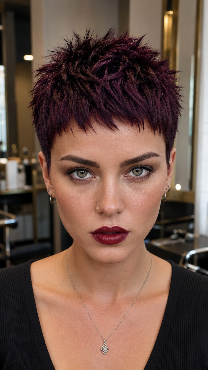 Midnight Mulberry Plum Hair