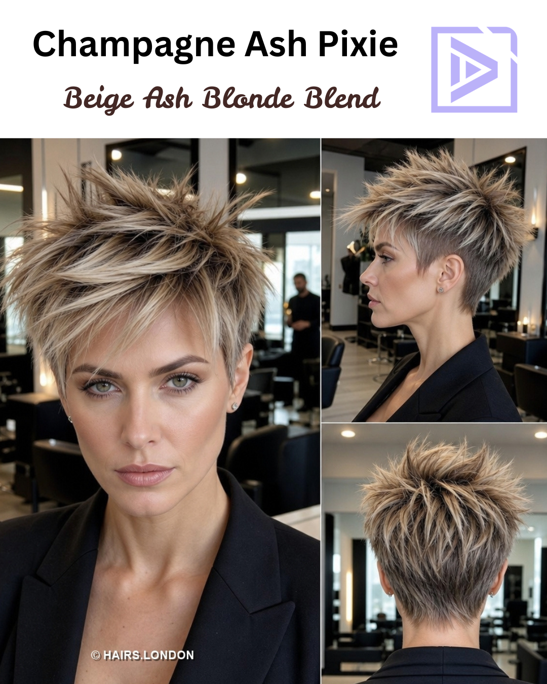 Beige Ash Blonde Blend Hair