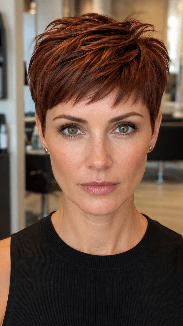 Rich Cinnamon Spice Hair