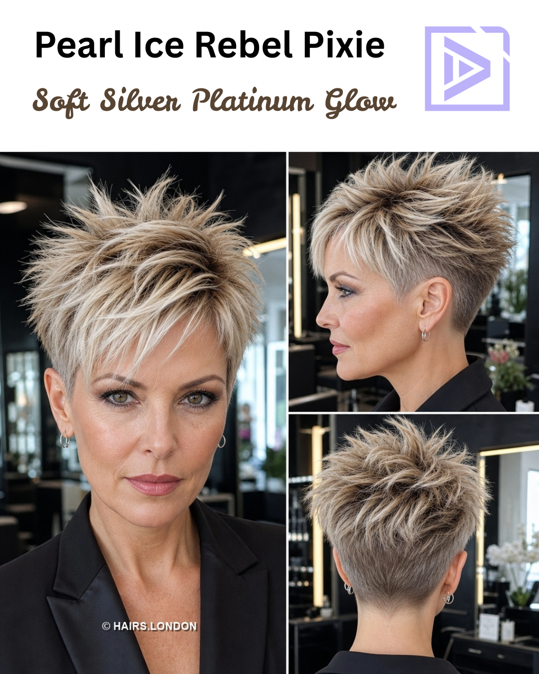 Soft Silver Platinum Glow Hair
