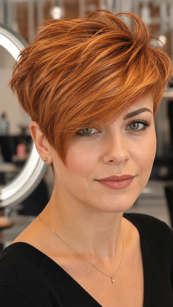 Burnished Copper Spice Hair
