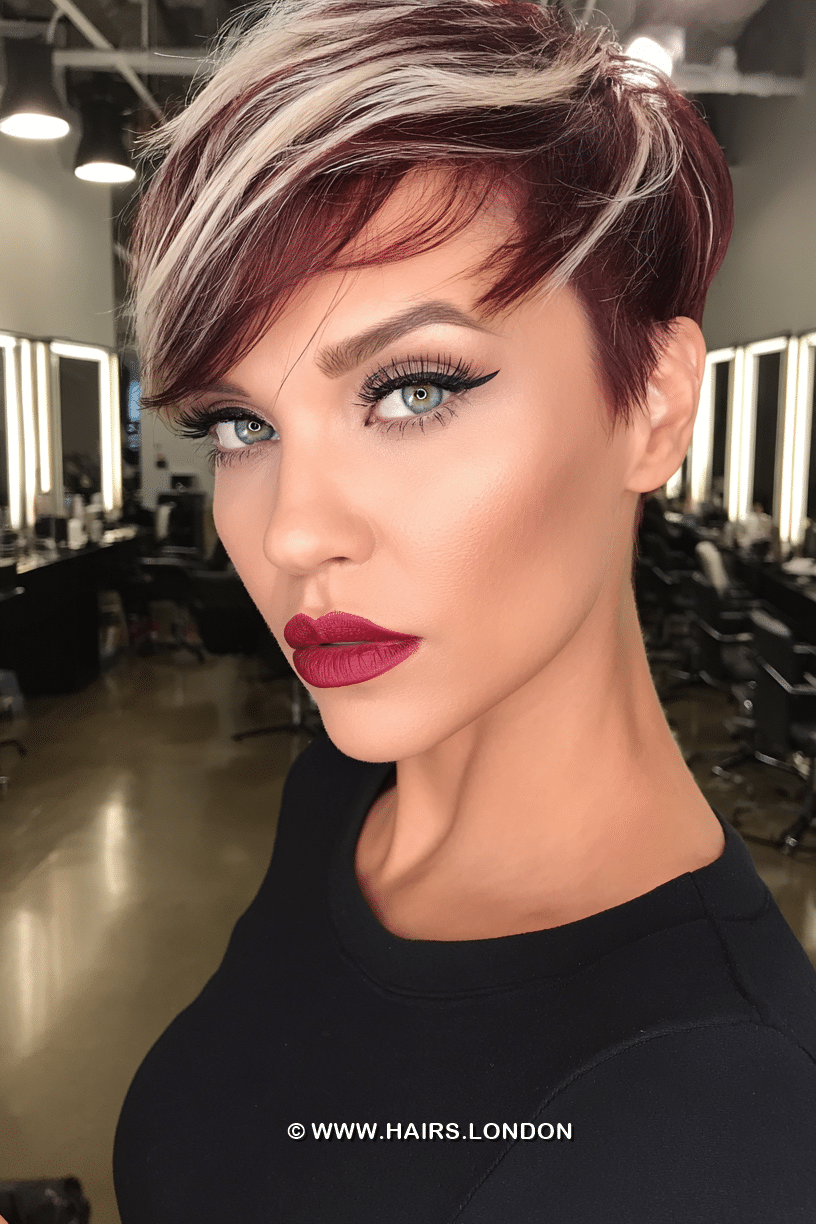 Burgundy Plum Blend Hair