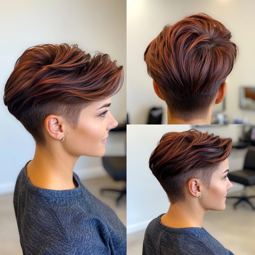 Chestnut Brown with Auburn Highlights
