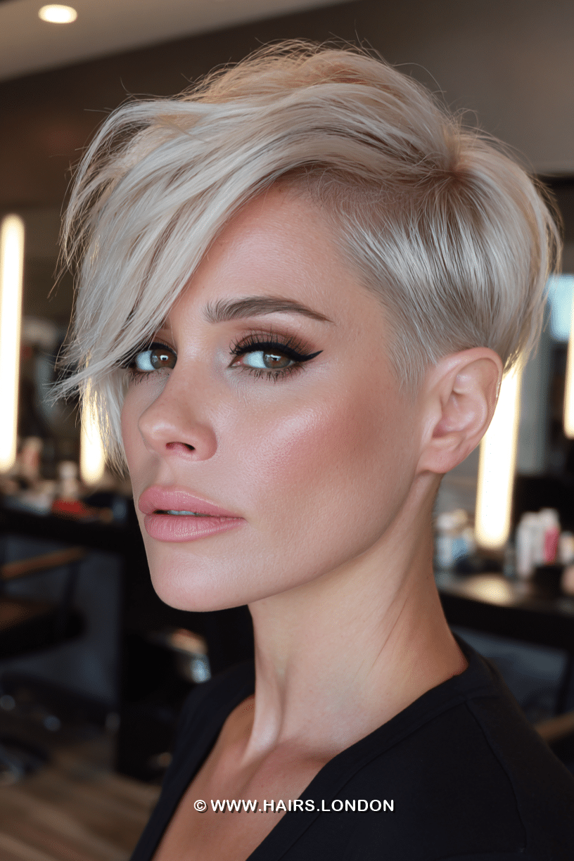 Cool Platinum Blonde Hair