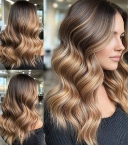 Honey Blonde Balayage Hair