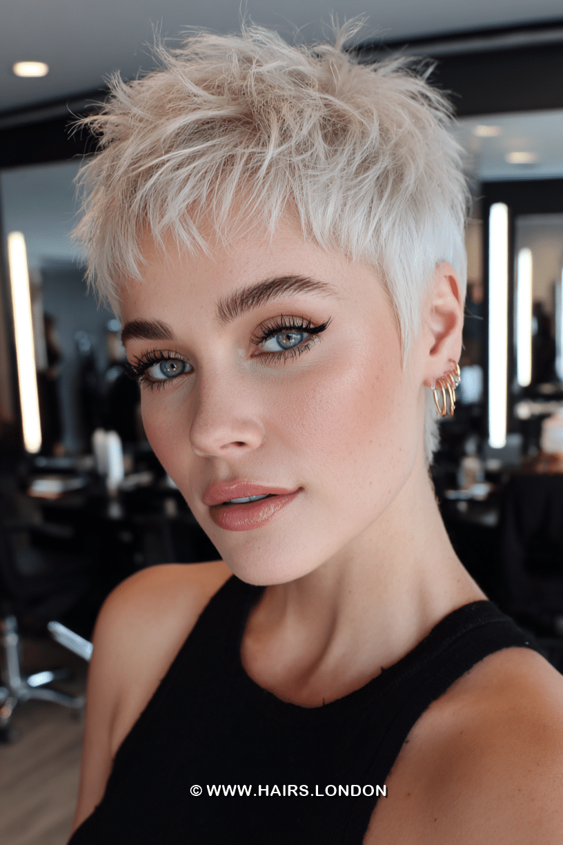 Icy White Blonde Hair