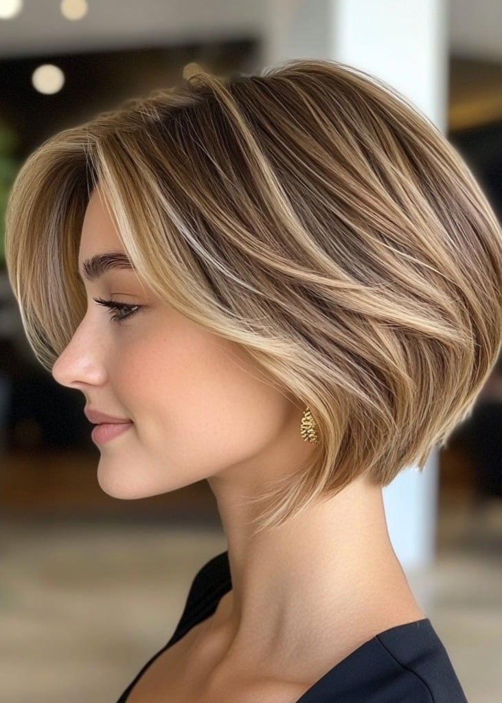 Layered-Pixie-Bob-with-Warm-Blonde-Highlights