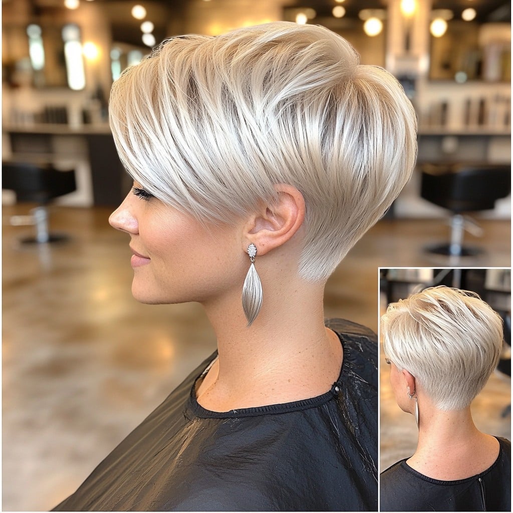 Platinum Blonde Pixie