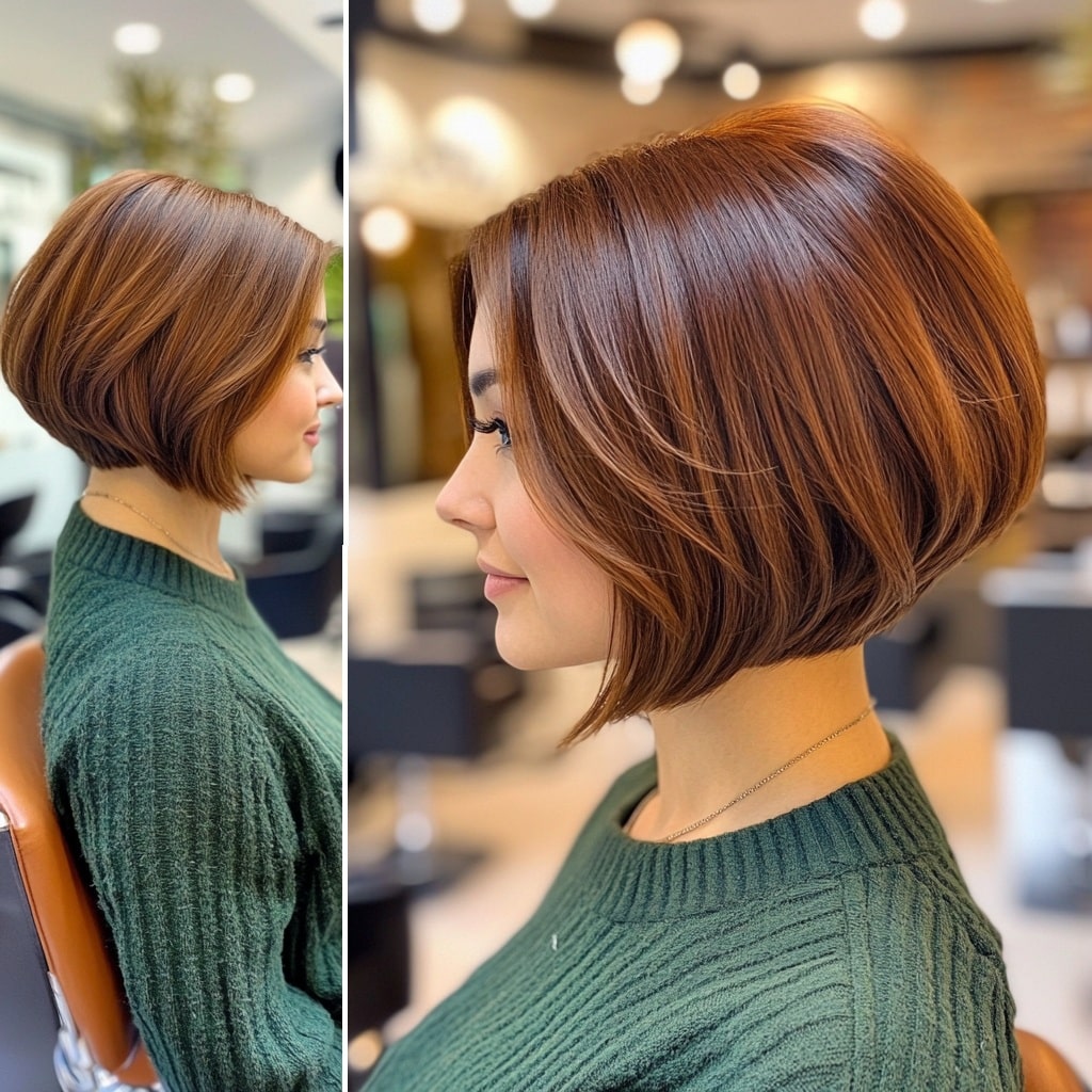 Rich Chestnut Brown Bob
