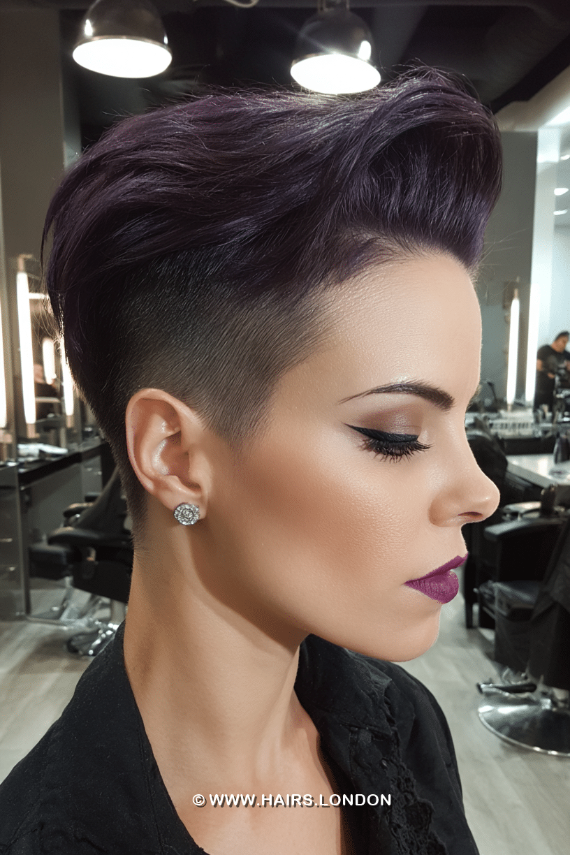 Smoky Violet Purple Hair