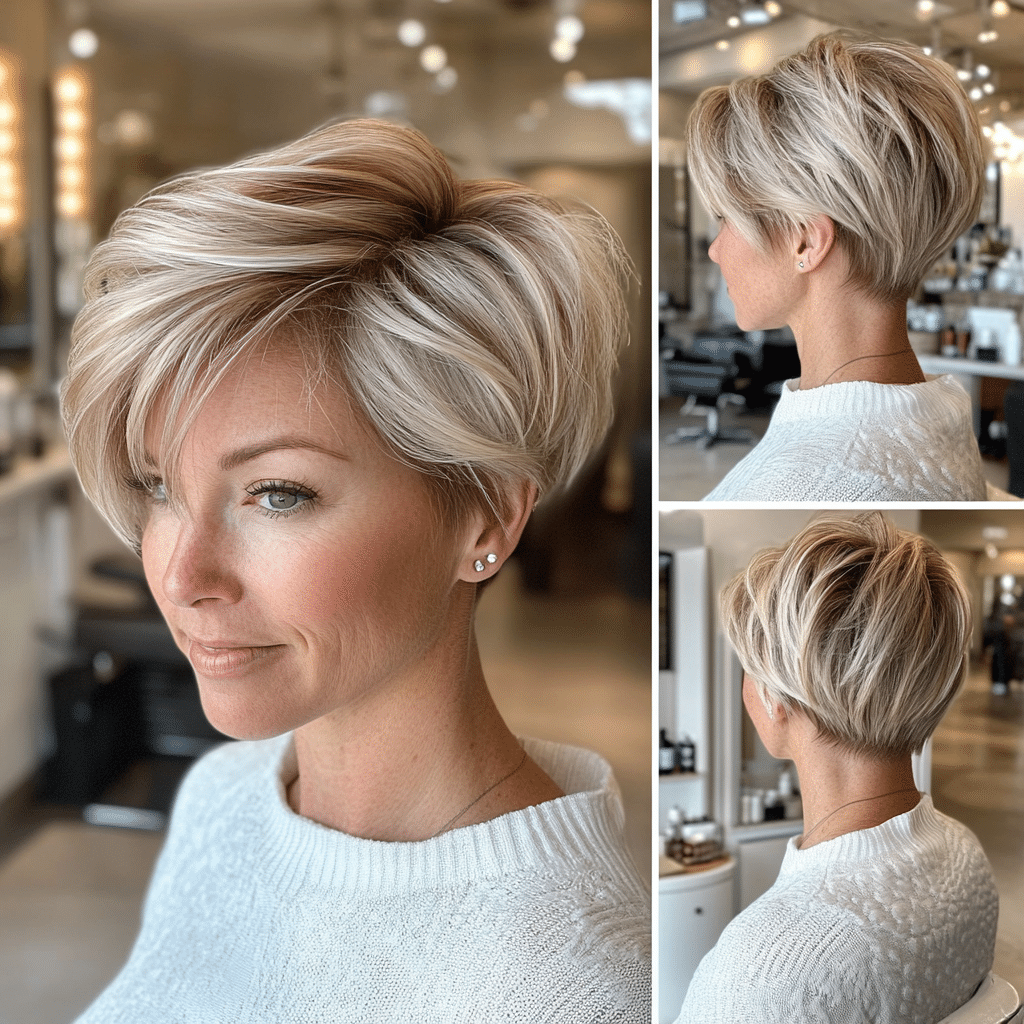 Soft Pearl Blonde Hair