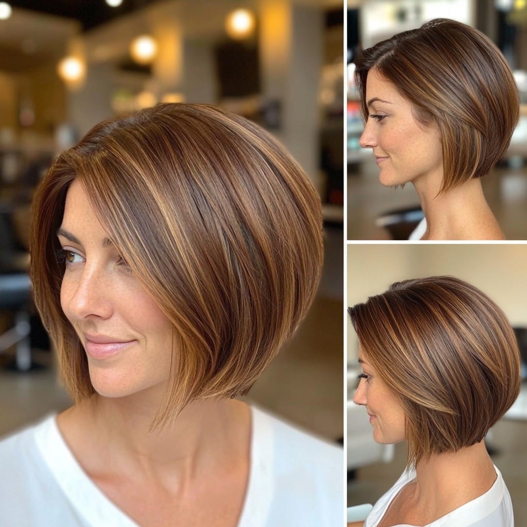 Warm Caramel Brunette Hair