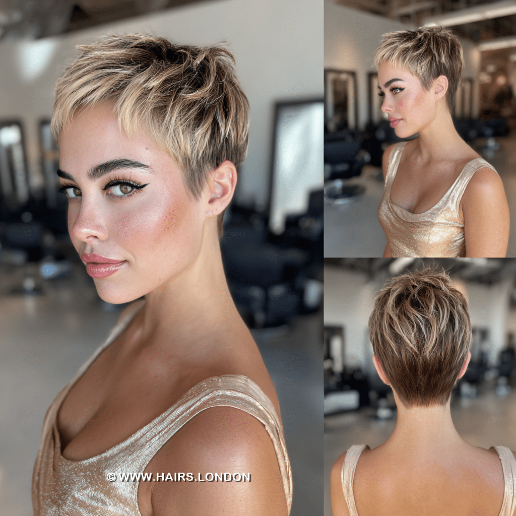 Honey Blonde Highlighted Hair