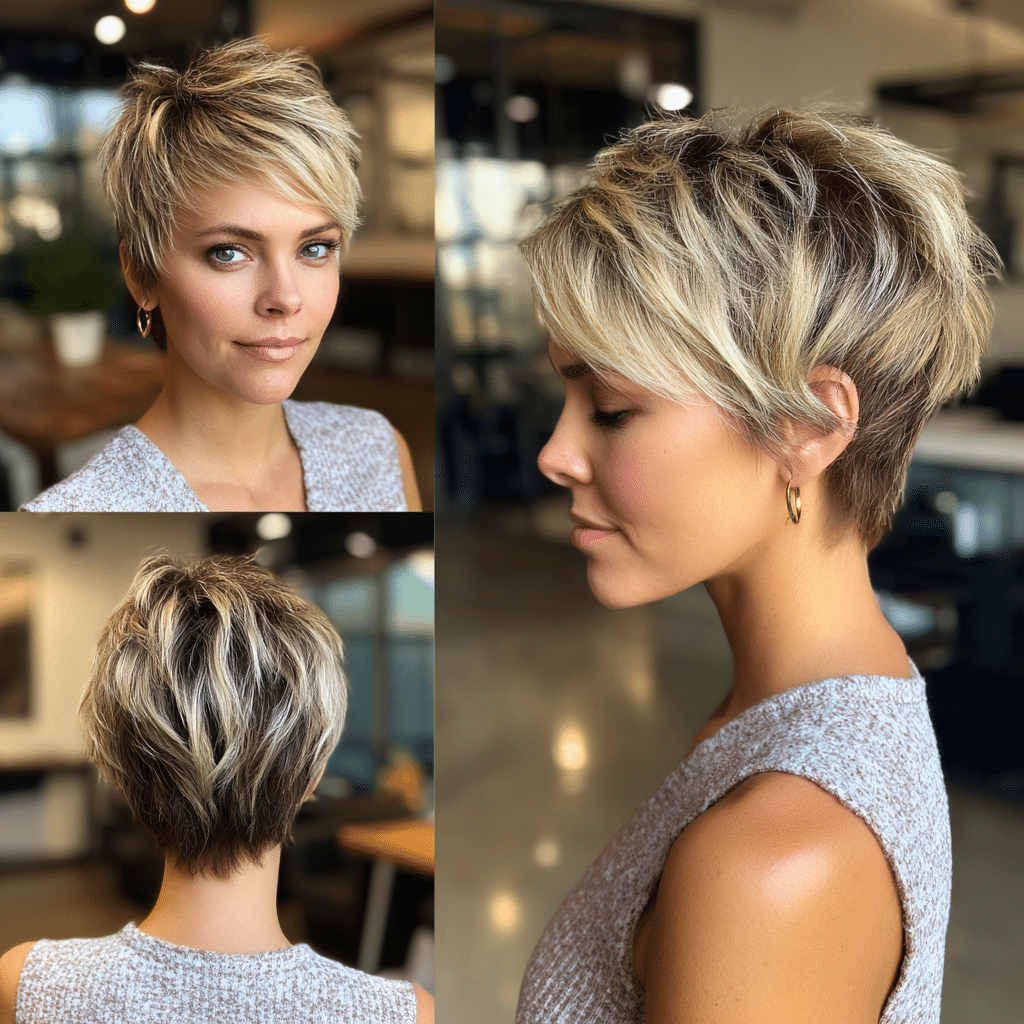 Warm Honey Blonde Highlights Hair