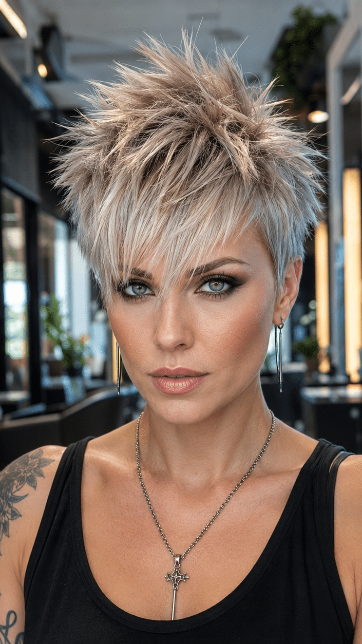 Frosted Champagne Hair