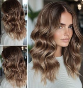Caramel Bronde Balayage Hair