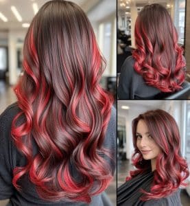 Crimson Cherry Melt Hair