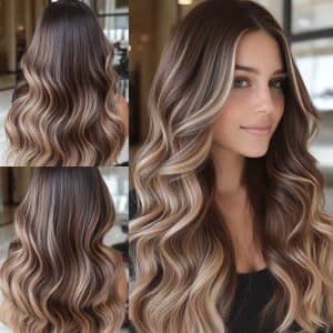 Dimensional Brunette Blonde Hair