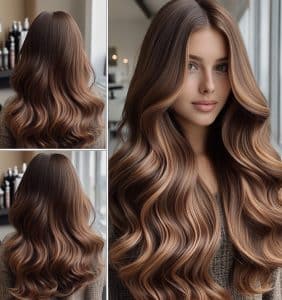 Golden Brown Balayage Hair