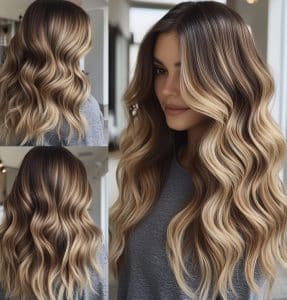 Golden Brown Balayage Hair