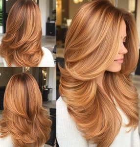 Golden Copper Hair 