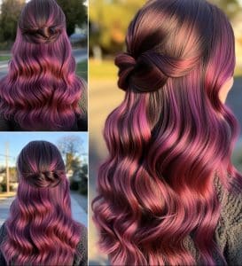 Magenta Purple Hair
