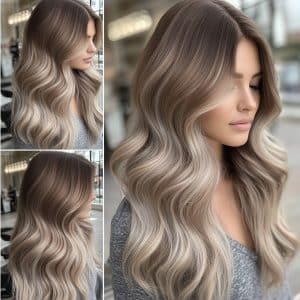 Smoky Ash Blonde Hair