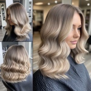 Smoky Beige Blonde Hair