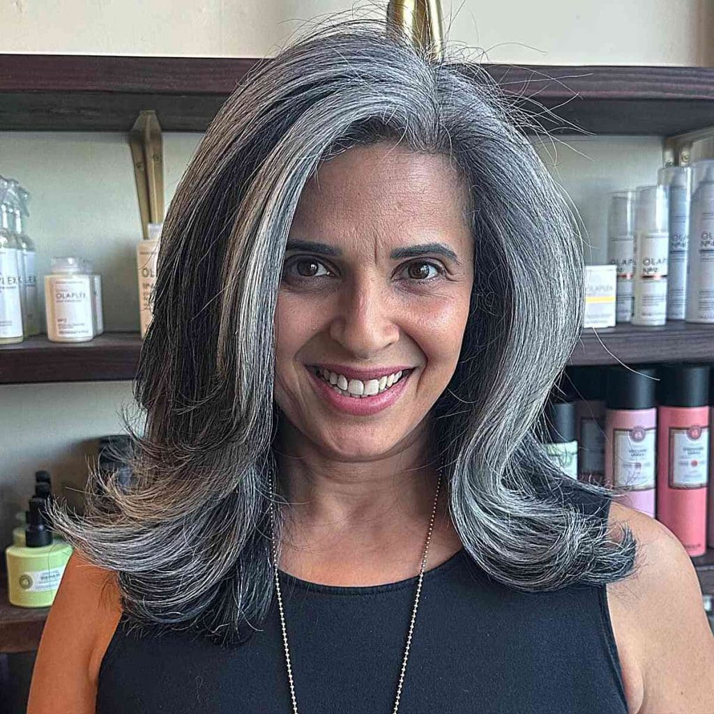 Salt Paper Style 29 Salt and Pepper Hair Color Ideas for Women in Style