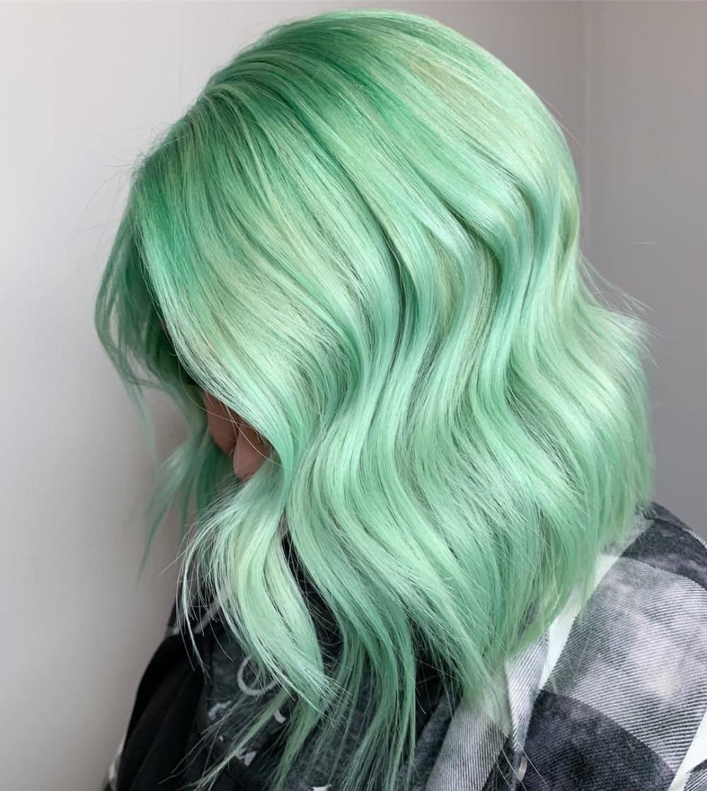 Mint Pastel Hair Color