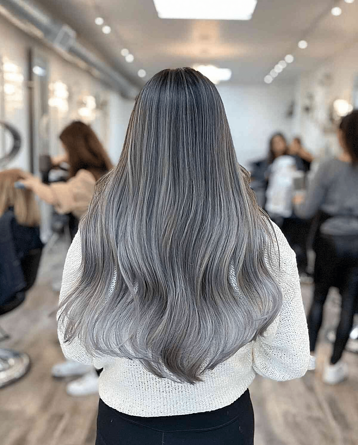 32 Gorgeous Grey Balayage Hair Color Ideas for Every Age