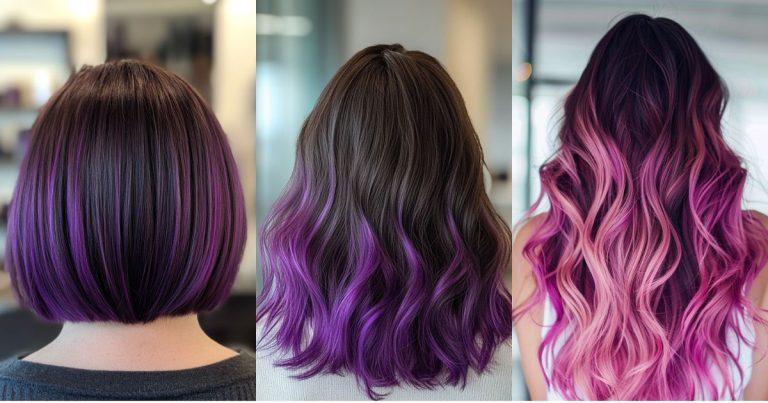 28 Stunning Purple Ombre Hair Colour Ideas for 2025