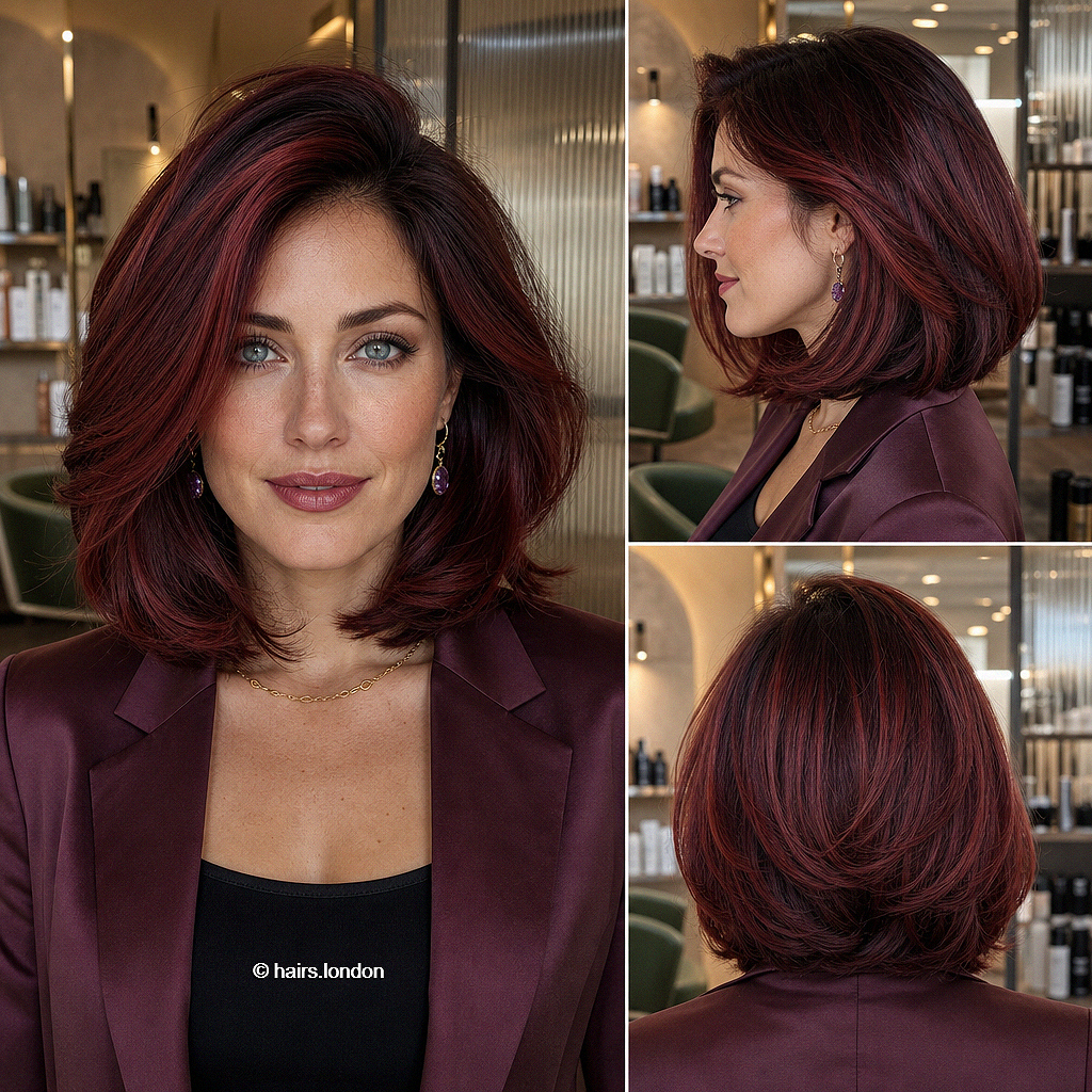 36 Chic and Luxurious Hair Colors for Winter 2026 Black Cherry Mahogany Hair