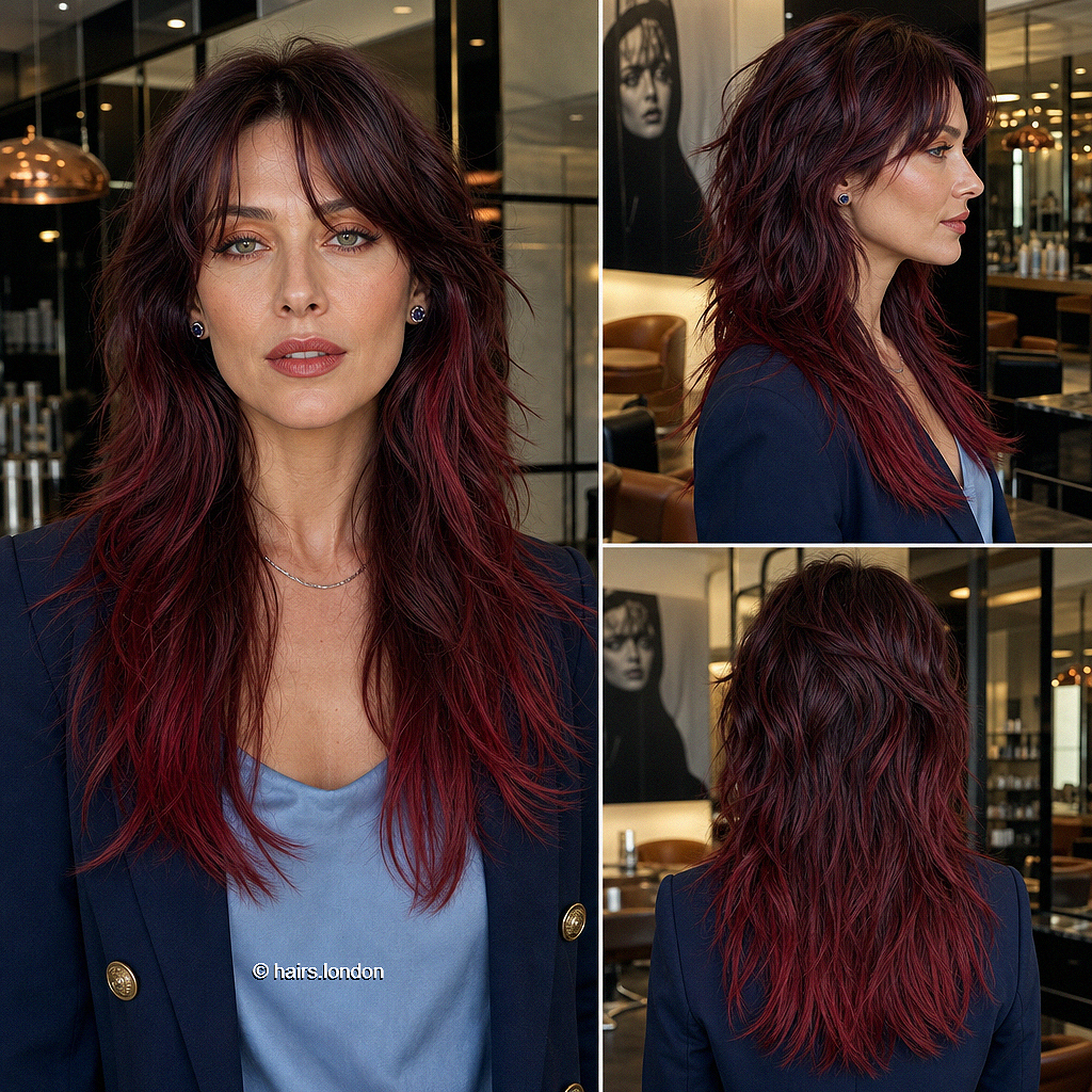 40 Burgundy Balayage Hair Color Ideas for a Cool Reddish Hue Mulled Cherry Burgundy Hair